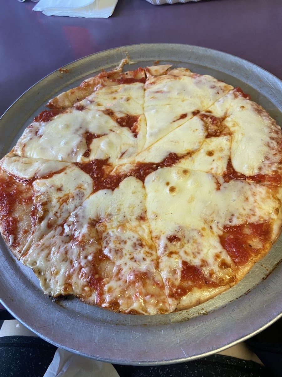 Gluten free personal cheese pizza