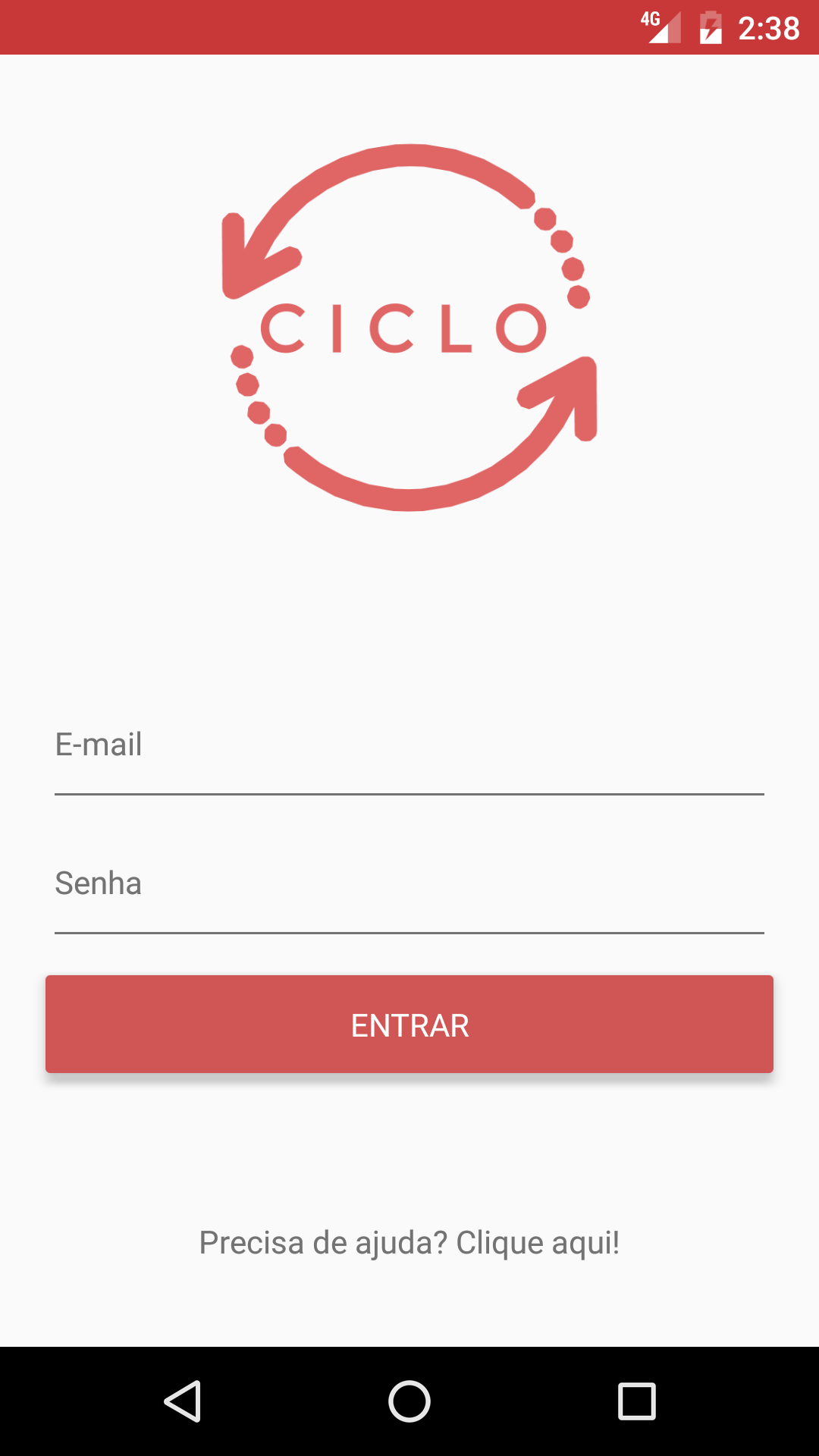 Android application Agenda Ciclo Mobi screenshort