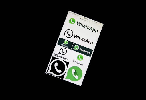An illustration picture shows Whatsapp App logos on a mobile phone.