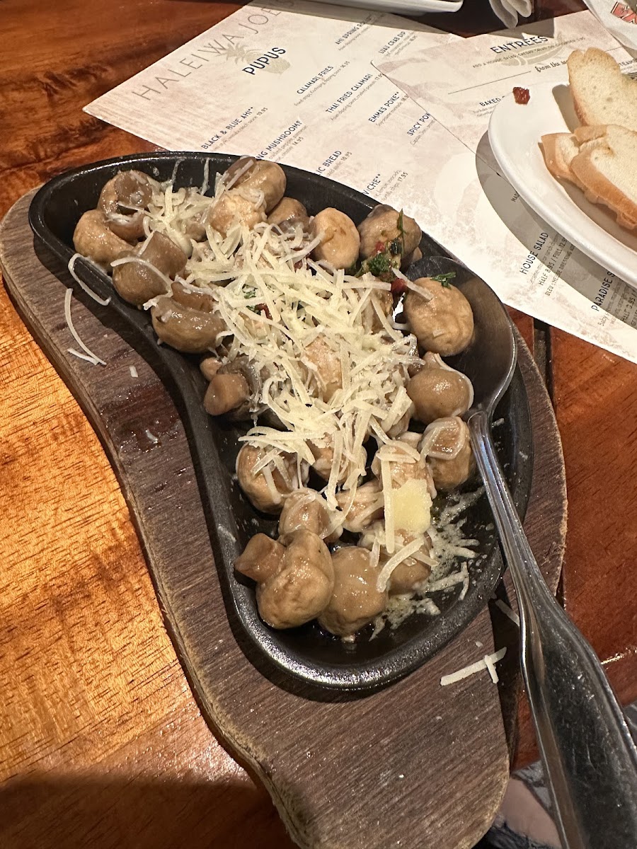 Roasted mushrooms- very tasty!