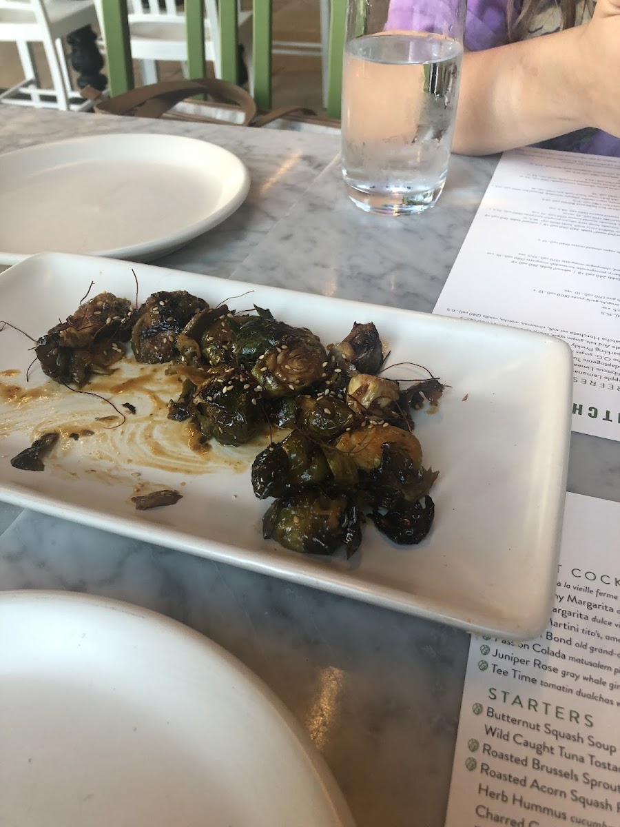 Roasted brussel sprouts