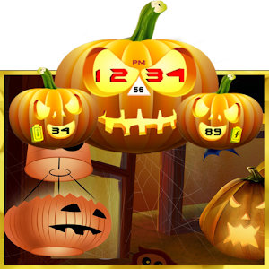 Download Halloween Clock Live Wallpaper For PC Windows and Mac