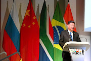 China's President Xi Jinping  during the opening of the Brics Summit in Sandton, Johannesburg. The writer argues South Africa ought to exercise caution  when accepting  aid  from China. 
