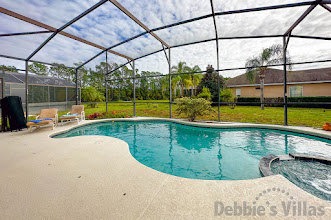 Peaceful pool deck with no overlooking neighbours at this Watersong vacation villa