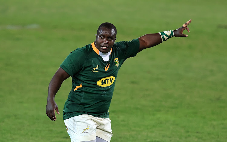 Springbok prop Trevor Nyakane is joining French side Racing 92. Picture: DAVID ROGERS/GETTY IMAGES