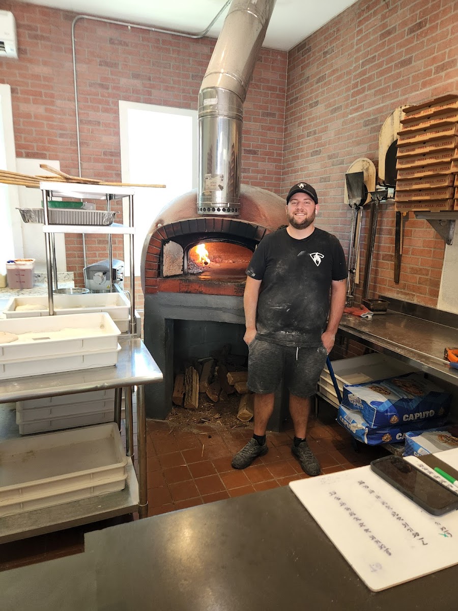 Paul and his pizza oven