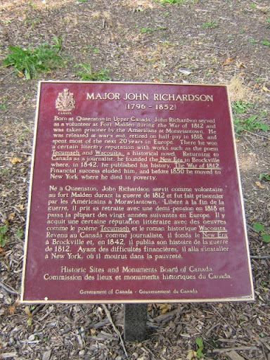 Born at Queenston in Upper Canada, John Richardson served as a volunteer at Fort Malden during the War of 1812 and was taken prisoner by the Americans at Moraviantown. He was released at war's...