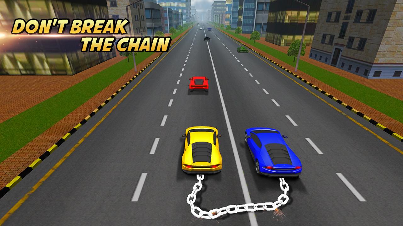 Android application Highway Chained Car Race screenshort