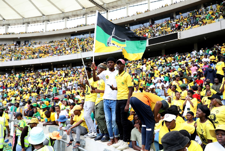 ANC supporters. Picture: SANDILE NDLOVU