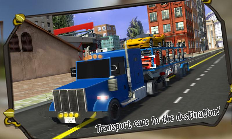 Android application Car Transporter Big Truck 2016 screenshort