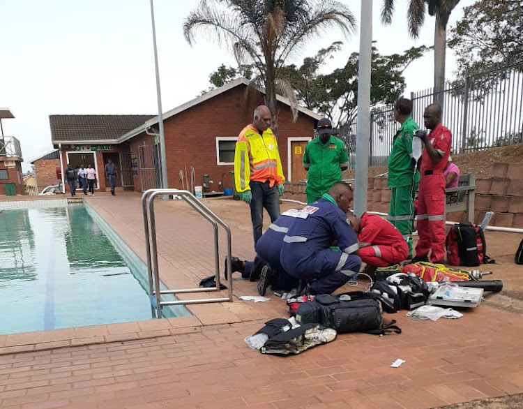 Paramedics could not save a seven-year-old boy who drowned in a public swimming pool in Tongaat on Sunday.