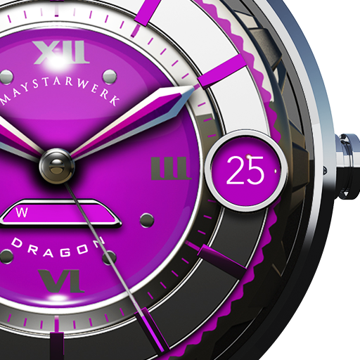 Pink Dragon Watch Face