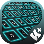 Neon Teal Keyboard Apk