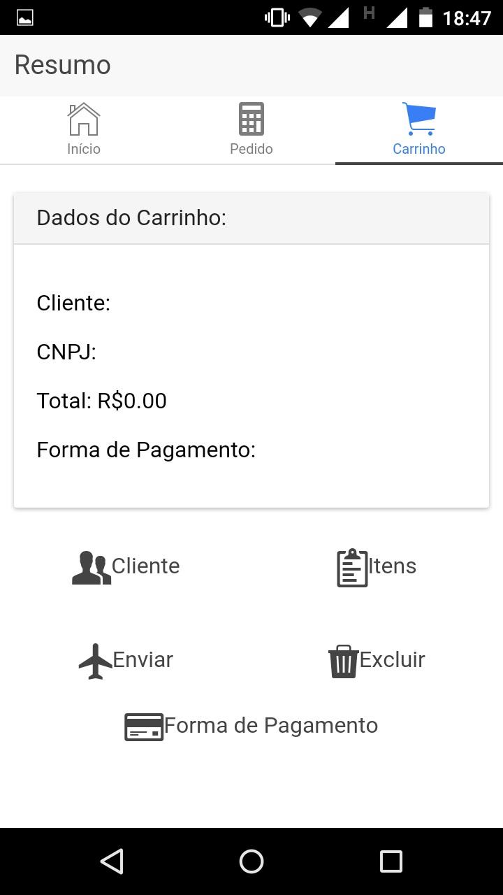 Android application CarvalhoAPP screenshort