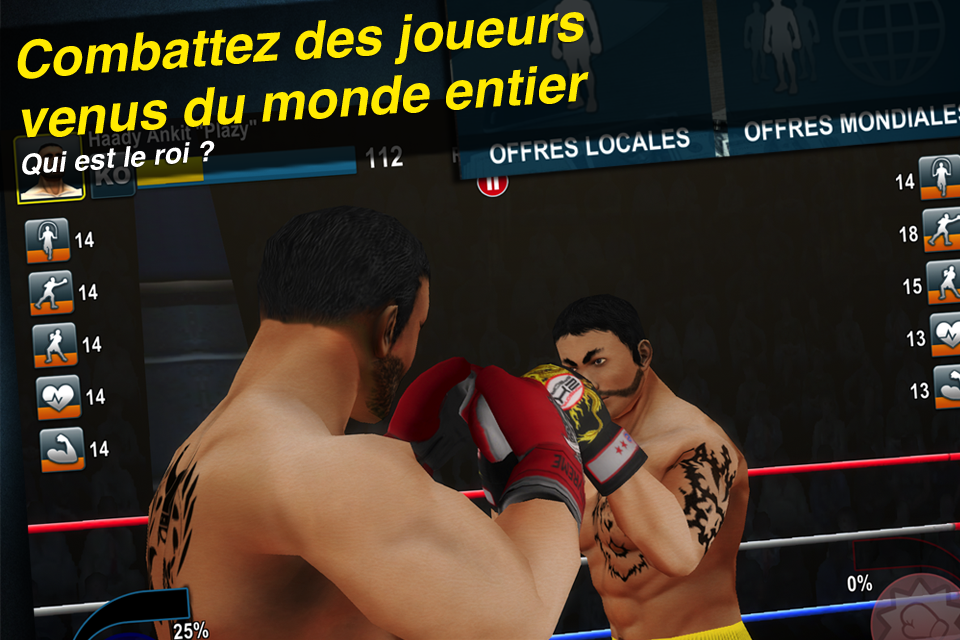 Android application World Boxing Challenge screenshort