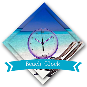 Download Beach Clock Live Wallpaper For PC Windows and Mac