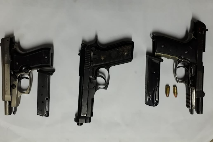 These are among the unlicensed firearms police have recovered in Gauteng.