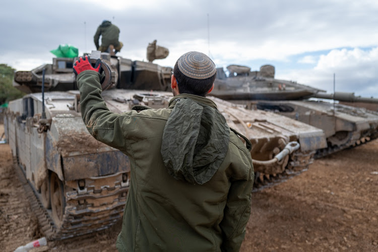 Israeli troops in Gaza. Picture: SPENCER PLATT