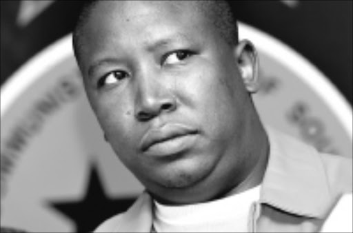 Julius Malema. ANC Youth League President @ presso. 24/4/2008. Pic: Russell Roberts. © Financial Mail. ------ 15cm