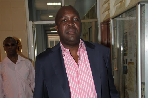 CORTEC Company director Jacob Juma leave Milimani law court yesterday after the ruling of a case involving CORTEC revocation of its Mining licence.Photo/Philip kamakya