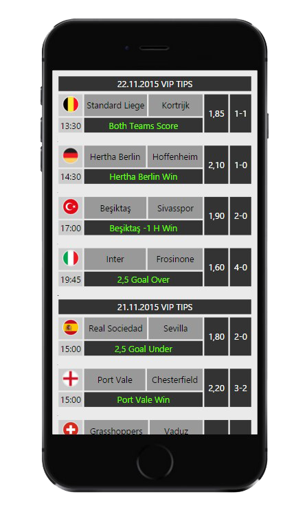 Android application Betting Tips Premium screenshort