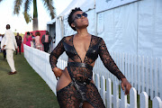 Zodwa Wabantu wore this daring dress to the Durban July.