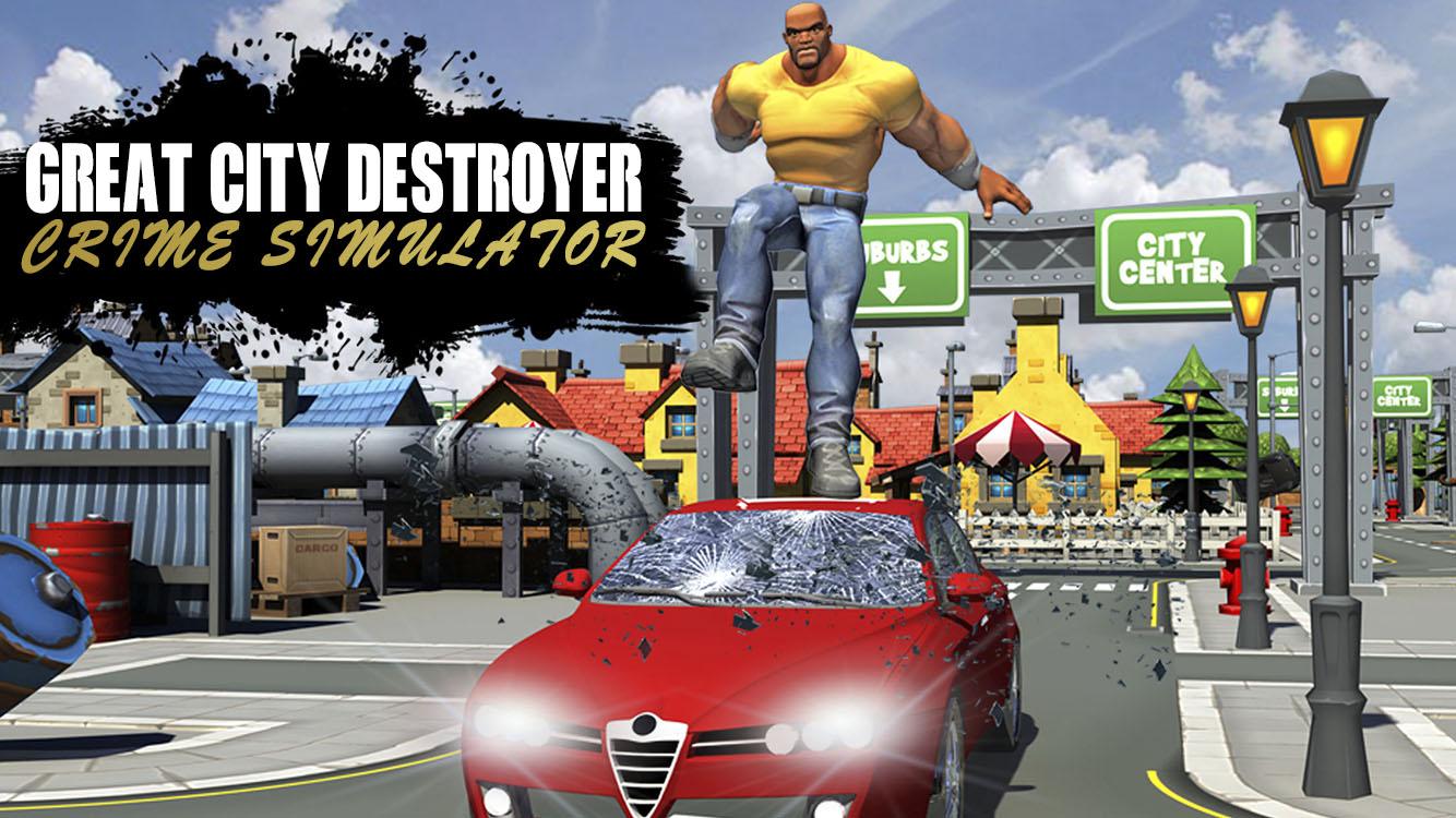 Android application Grand City Destroyer Simulator screenshort