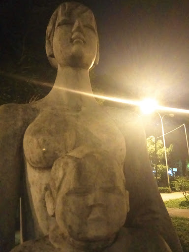 Mother and Son Statue