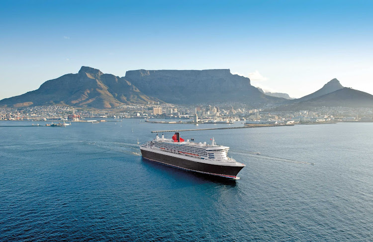 Queen Mary 2 is paying a second visit this month to Cape Town. Picture: CUNARD LINES.