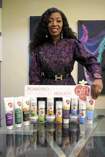 Relebohile Moeng now exports her skin and hair products. / Supplied