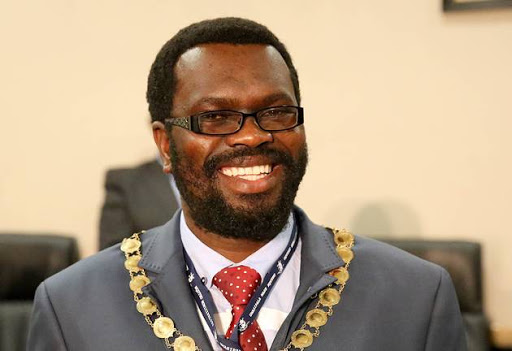 Newly elected Nquthu Municipality Mayor Siyabonga Mabilabila Kunene.