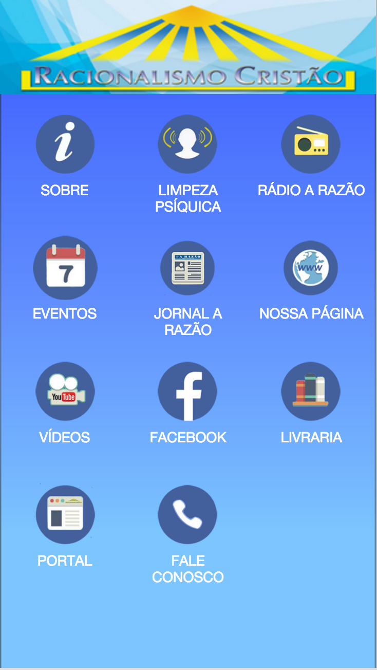 Android application Racionalismo Cristão screenshort