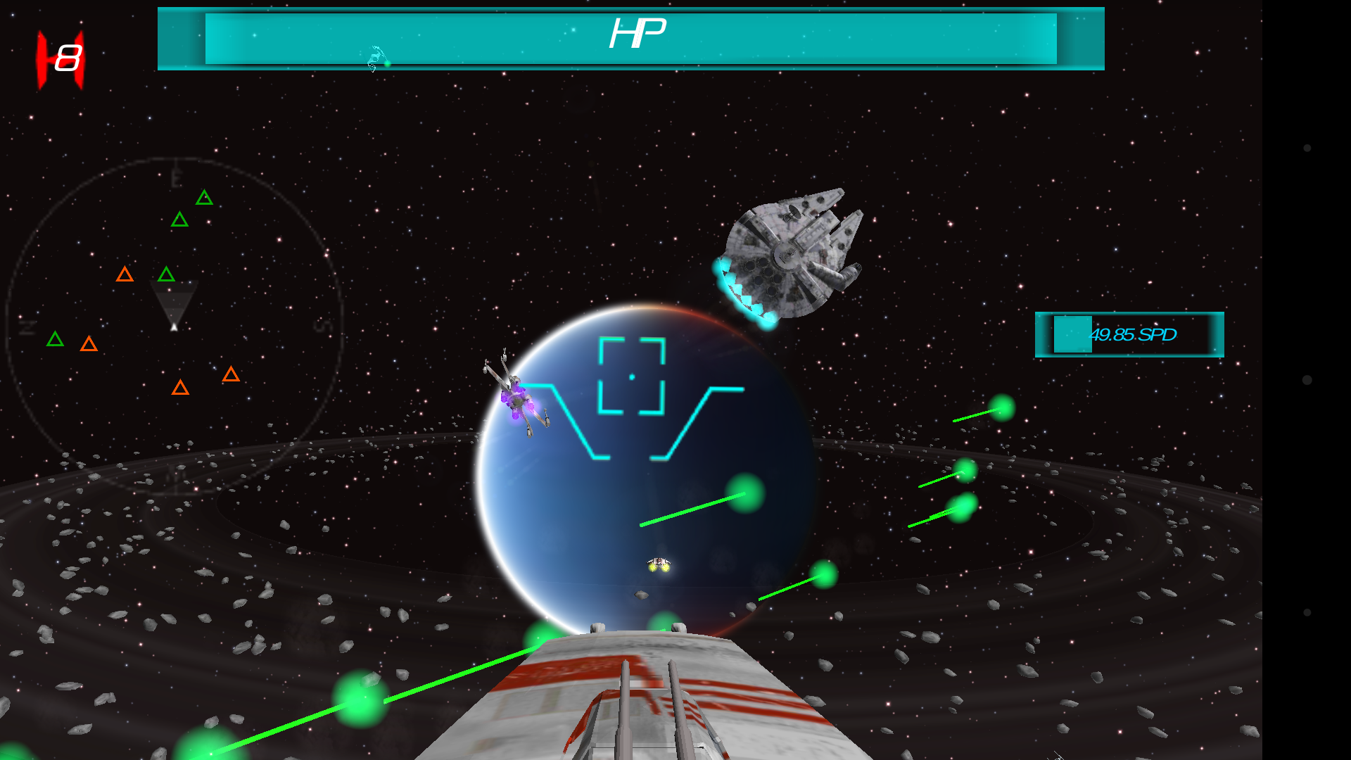 Android application X-Wing Flight screenshort