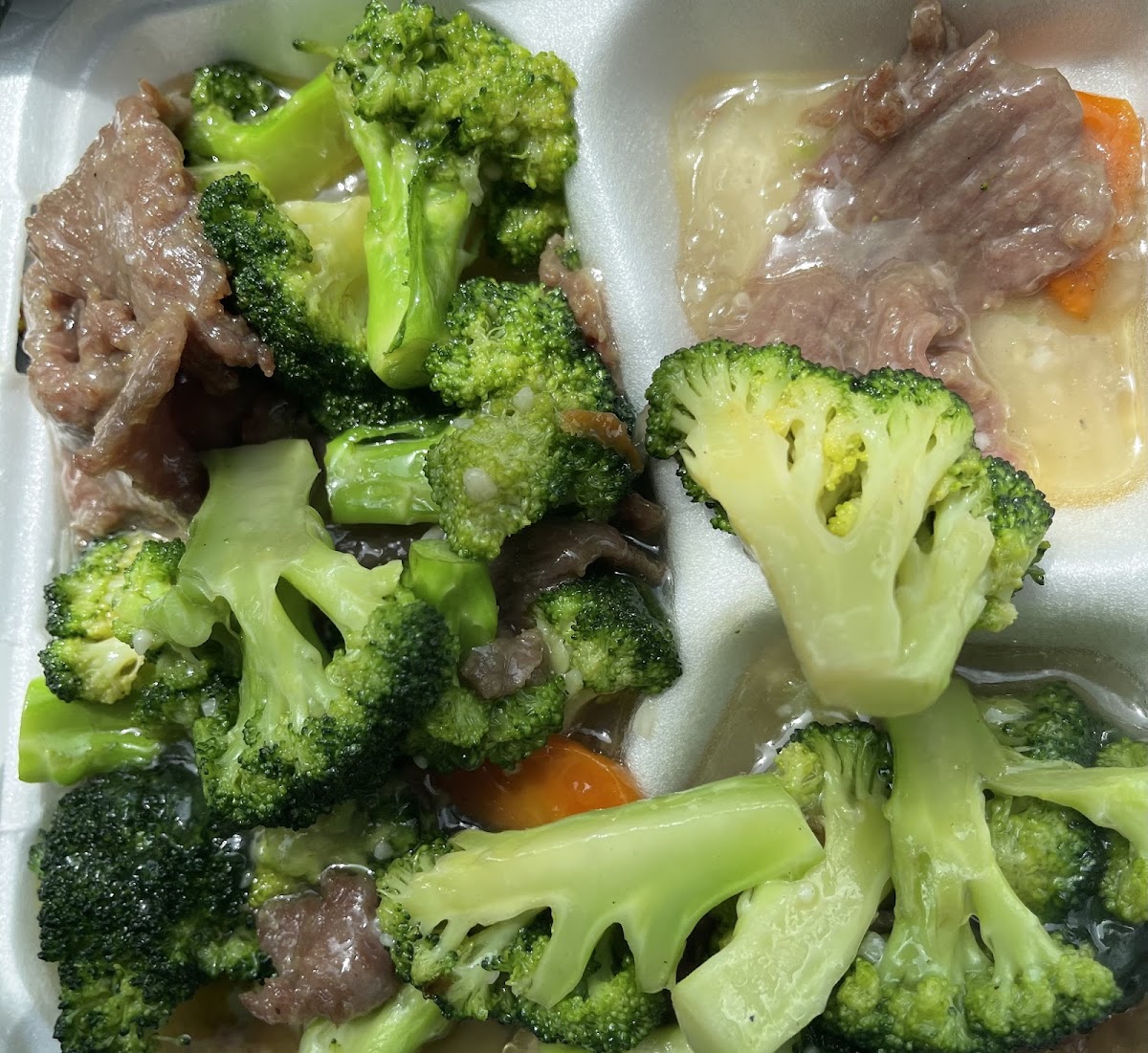 Amazing GLUTEN FREE beef and broccoli.