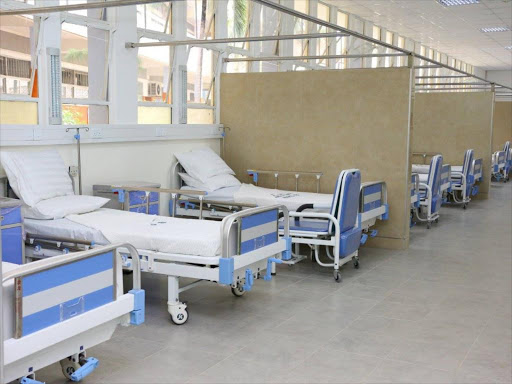 Some of the new beds at the women's ward at the Coast Provincial General Hospital in Mombasa County.