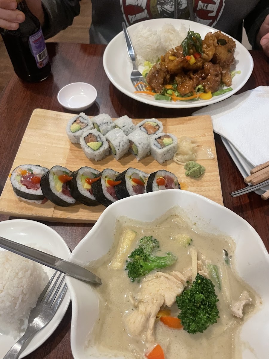 Gluten-Free at Big Monster Sushi & Thai