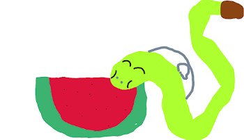 the story of the snake that likes watermelon