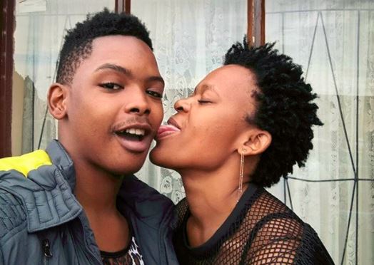 Zodwa and her bae are happy together.