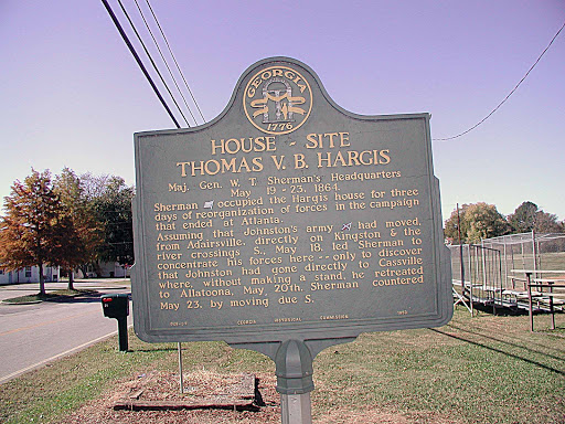 Major Gen. W.T. Sherman´s Headquarters May 19-23, 1864 Sherman occupied the Hargis house for three days of reorganization of forces in the campaign that ended at Atlanta. Assuming the Johnston´s...