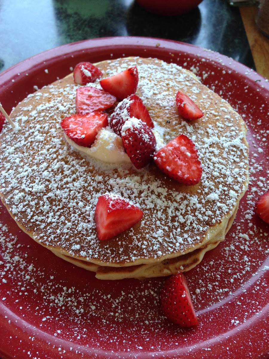 Gluten-Free Pancakes at Beach Street Grill Organic Restaurant