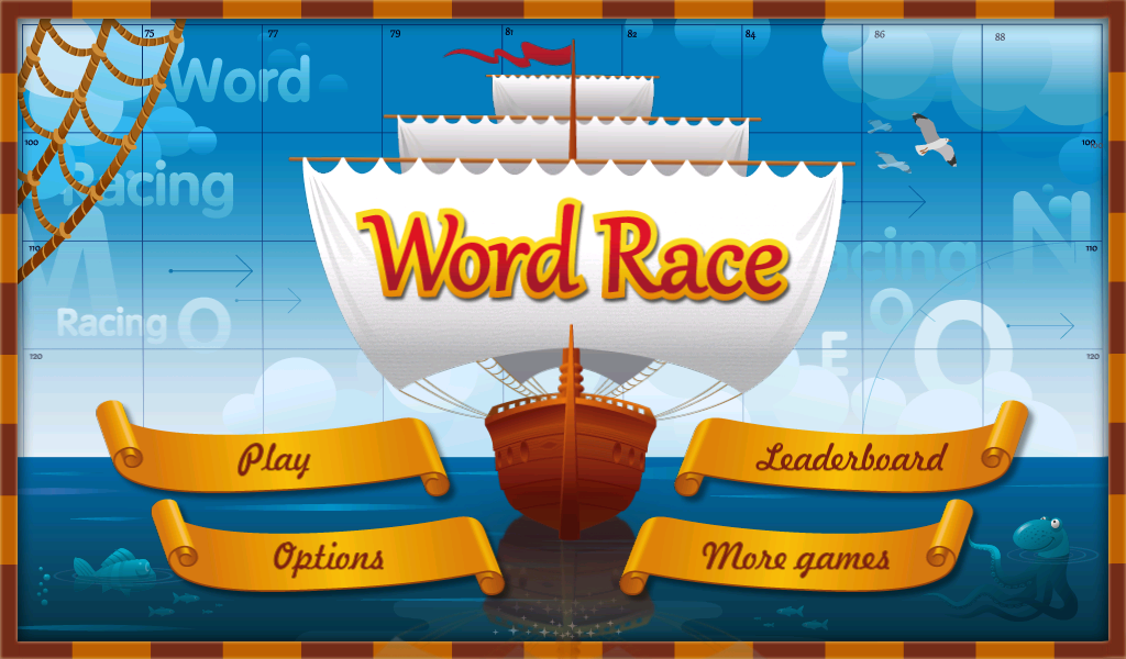 Android application Word Race screenshort