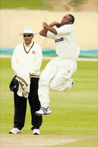 THE BUSINESS END: Former Proteas fast bowler Mfuneko Ngam Photo: Gallo Images