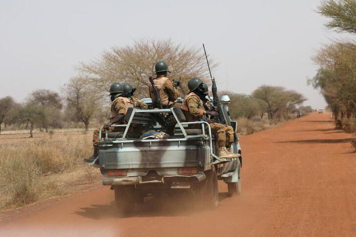 A military convoy with over 100 soldiers descended on the villages, survivors said (file photo)