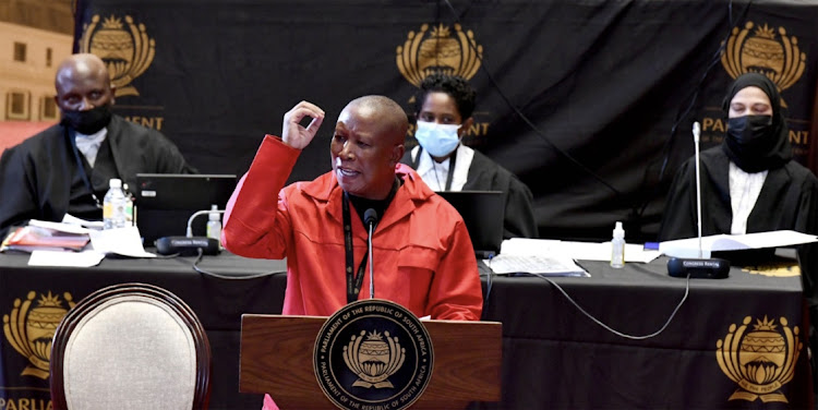 EFF leader Julius Malema says he is a future president.