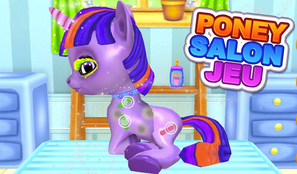 Android application Pony Salon Game screenshort