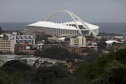 A general view of Moses Mabhida Stadium in Durban. 