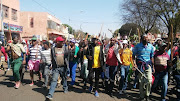 Protesting hostel dwellers took to the streets stating that they wants foreign nationals to leave.
