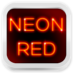 Neon Red Keyboard Apk