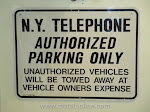 Signs - 18 X 24 NOS NY Tel Vehicles