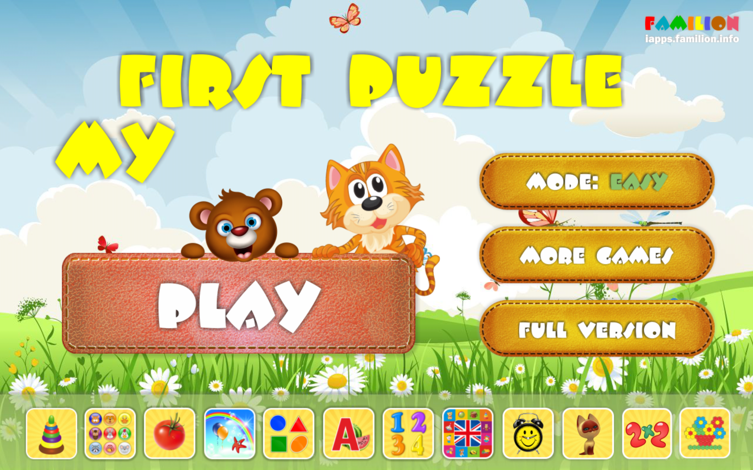Android application My First Puzzle for kids screenshort